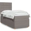 Image de Boxspring met matras stof taupe 100x200 cm3291971