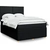 Image de Boxspring met matras stof zwart 140x200 cm3292074