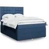 Image de Boxspring met matras stof blauw 140x200 cm3292085
