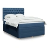 Image de Boxspring met matras stof blauw 140x200 cm3292092