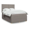 Image de Boxspring met matras stof taupe 160x200 cm3292104