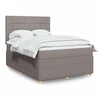 Image de Boxspring met matras stof taupe 160x200 cm3292111