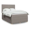 Image de Boxspring met matras stof taupe 160x200 cm3292125