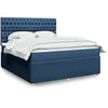 Image de Boxspring met matras stof blauw 180x200 cm3292148