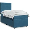 Image de Boxspring met matras fluweel donkerblauw 90x200 cm3292236