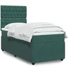 Image de Boxspring met matras fluweel donkergroen 100x200 cm3292271