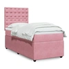 Image de Boxspring met matras fluweel roze 100x200 cm3292279