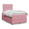 Image de Boxspring met matras fluweel roze 120x200 cm3292327