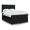 Image de Boxspring met matras fluweel zwart 140x200 cm3292360