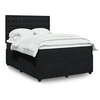 Image de Boxspring met matras fluweel zwart 140x200 cm3292372