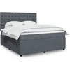 Image de Boxspring met matras fluweel donkergrijs 180x200 cm3292419