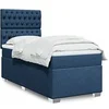 Image de Boxspring met matras stof blauw 80x200 cm3292628