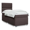 Image de Boxspring met matras stof donkerbruin 90x190 cm3292653