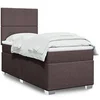 Image de Boxspring met matras stof donkerbruin 90x200 cm3292667