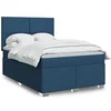 Image de Boxspring met matras stof blauw 140x190 cm3292782