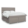 Image de Boxspring met matras stof taupe 180x200 cm3292878