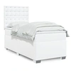 Image de Boxspring met matras kunstleer wit 100x200 cm3293009