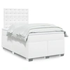 Image de Boxspring met matras kunstleer wit 120x200 cm3293017
