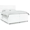 Image de Boxspring met matras kunstleer wit 200x200 cm3293037