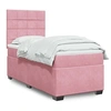 Image de Boxspring met matras fluweel roze 80x200 cm3293067