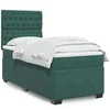 Image de Sommier à lattes de lit avec matelas Vert foncé 90x200 cm, lit, lit à plate-forme, lit à panneaux, meuble de chambre 3293119