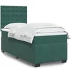 Image de Sommier à lattes de lit avec matelas Vert foncé 100x200 cm, lit, lit à plate-forme, lit à panneaux, meuble de chambre 3293149