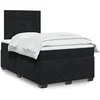 Image de Sommier à lattes de lit avec matelas Noir 120x200 cm Velours, lit, lit à plate-forme, lit à panneaux, meuble de 3293184