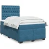 Image de Boxspring met matras fluweel blauw 120x200 cm3293192
