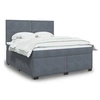 Image de Boxspring met matras fluweel donkergrijs 180x200 cm3293273