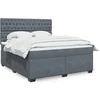 Image de Boxspring met matras fluweel donkergrijs 180x200 cm3293285