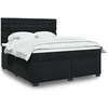 Image de Boxspring met matras fluweel zwart 180x200 cm3293286