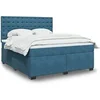 Image de Boxspring met matras fluweel blauw 180x200 cm3293294