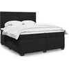 Image de Boxspring met matras fluweel zwart 200x200 cm3293298