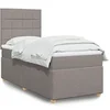Image de Boxspring met matras stof taupe 90x190 cm3293439