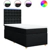 Image de Boxspring met matras stof zwart 90x190 cm3293451