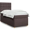 Image de Sommier à lattes de lit avec matelas Marron foncé 90x200 cm 3293480