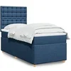 Image de Boxspring met matras stof blauw 90x200 cm3293483