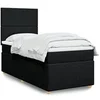 Image de Boxspring met matras stof zwart 100x200 cm3293486