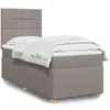 Image de Boxspring met matras stof taupe 100x200 cm3293495