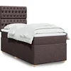 Image de Boxspring met matras stof donkerbruin 100x200 cm3293501