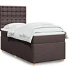 Image de Boxspring met matras stof donkerbruin 100x200 cm3293508
