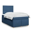 Image de Boxspring met matras stof blauw 120x190 cm3293518