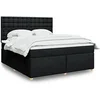 Image de Boxspring met matras stof zwart 180x200 cm3293675