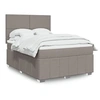 Image de Boxspring met matras stof taupe 140x190 cm3293960