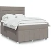 Image de Boxspring met matras stof taupe 140x190 cm3293967