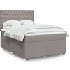 Image de Boxspring met matras stof taupe 140x190 cm3293974