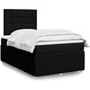 Image de Boxspring met matras stof zwart 120x200 cm3294325