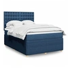 Image de Boxspring met matras stof blauw 140x190 cm3294371