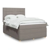 Image de Boxspring met matras stof taupe 140x200 cm3294383