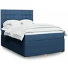 Image de Boxspring met matras stof blauw 140x200 cm3294385